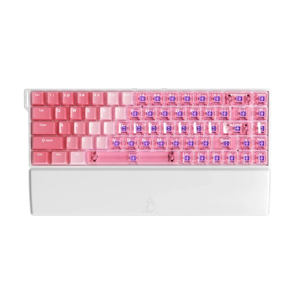Ajazz AK680 V2 Transparent Pink