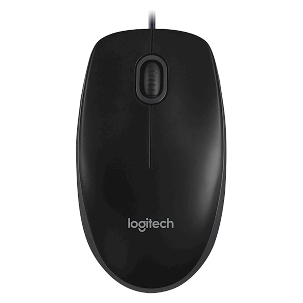Logitech B100 Corded Mouse Business Black 910-003357