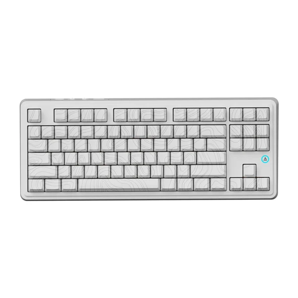 Ajazz AK870 PLUS Contour Line White