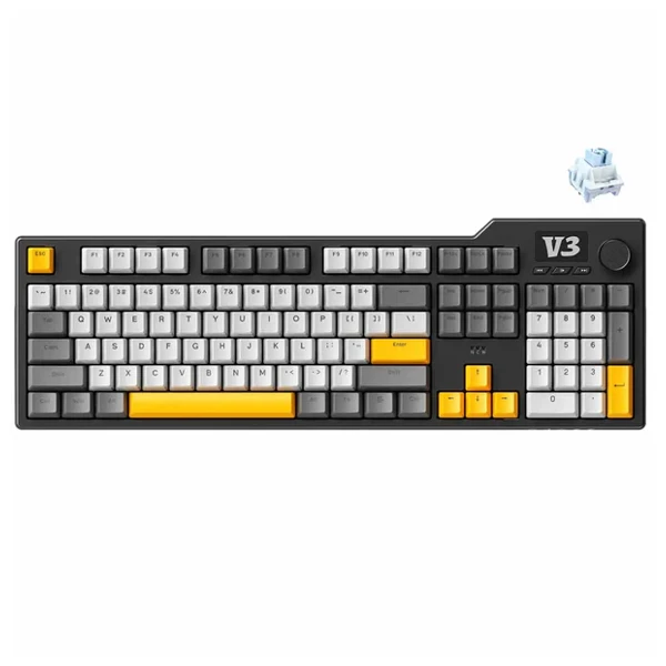 Ajazz AK35I V3 Black - Gray - Yellow