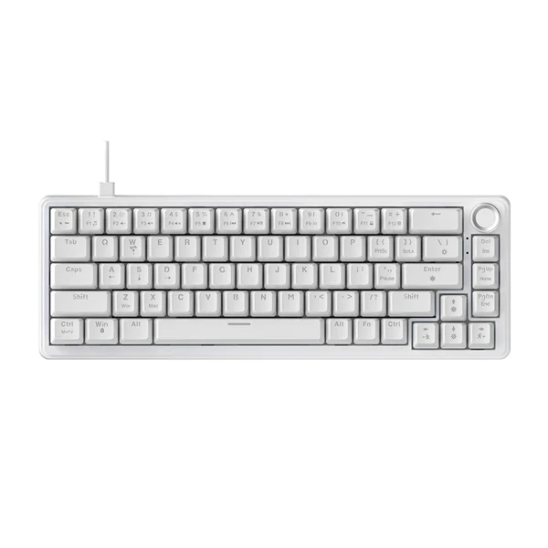 Ajazz AK690 White Keyboard