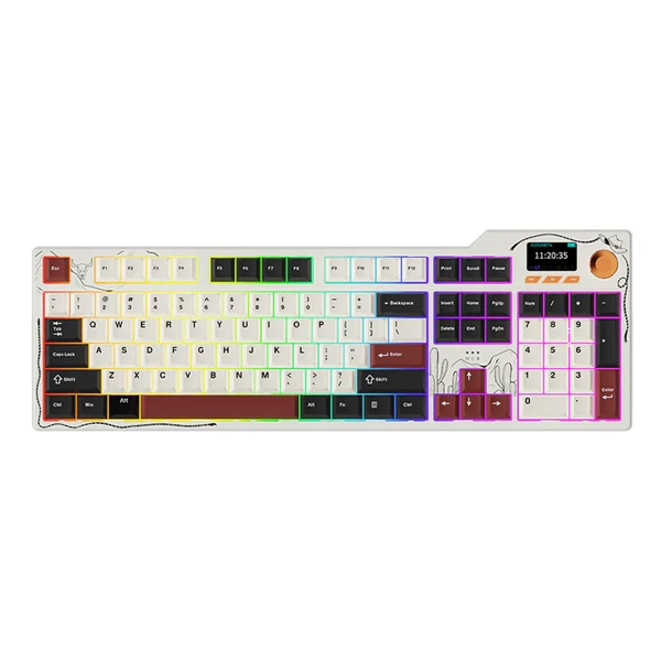 Ajazz AK35I V4 Black-Beige-Red