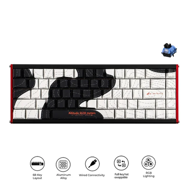 Ajazz ALUX68 MAX Gonzo Contour Black