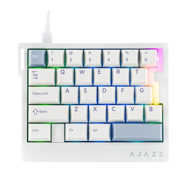Ajazz AK029 White-Blue Gaming Keypad