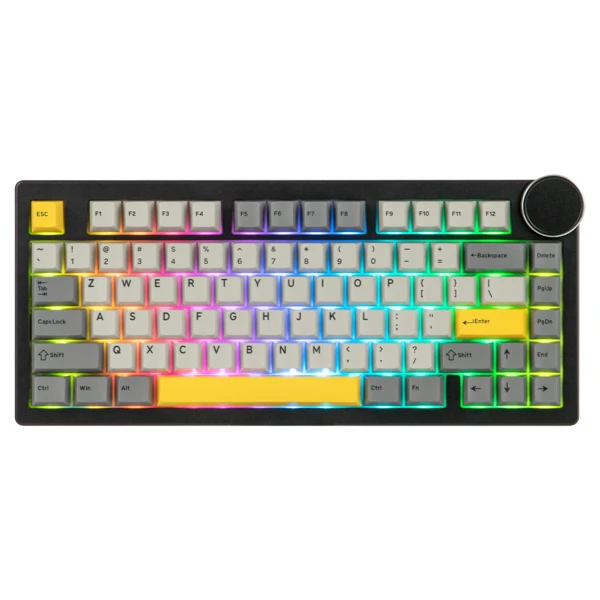 Ajazz AK820 V2 Black Gray Yellow