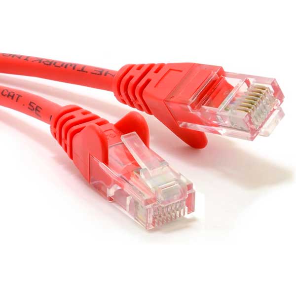 GCabling Patch cord Cat6 1m Red, Blue, Black, Yellow