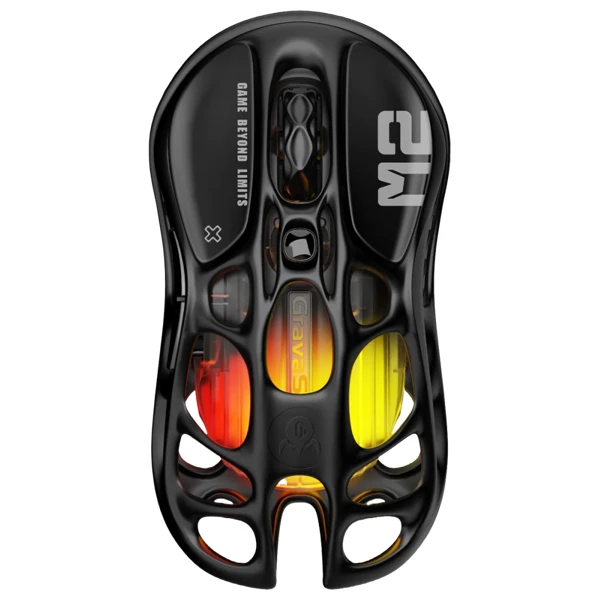 GravaStar Mercury M2 Stealth Black Wireless Gaming Mouse