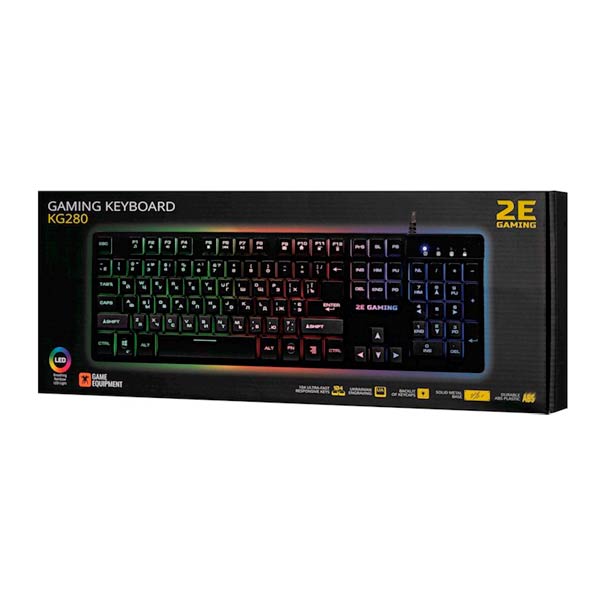2E GAMING Keyboard KG280 LED 2E-KG280UB