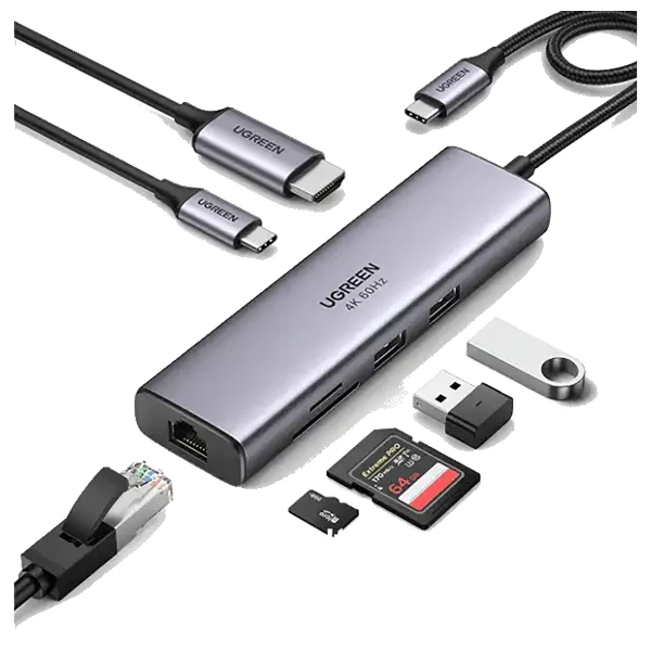 Ugreen CM512 7-in-1 4K HDMI USB-C Hub 60515