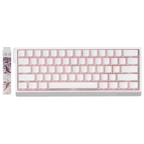 MADLIONS MAD 60 HE White Keyboard