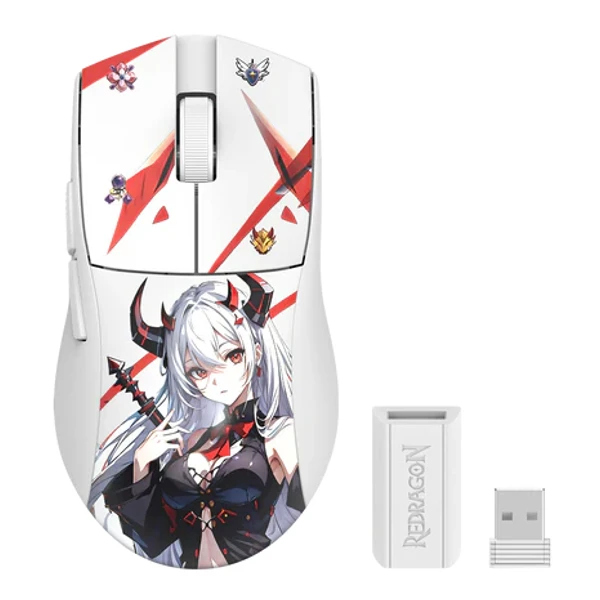 Redragon M916 Pro Anime White Mouse