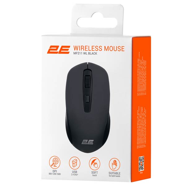 2E MF211 WL BK Mouse 2E-MF211WB