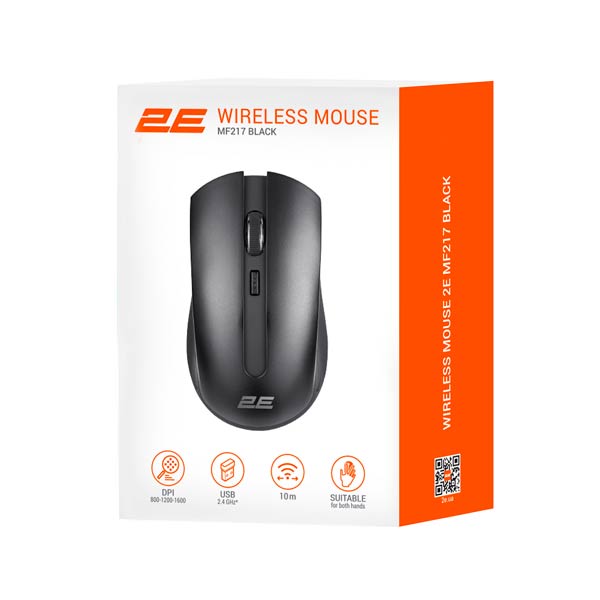 2Е MF217 Black Wireless Mouse 2E-MF217WB