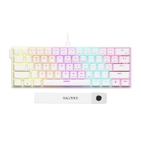 Ajazz NK61 ABS White