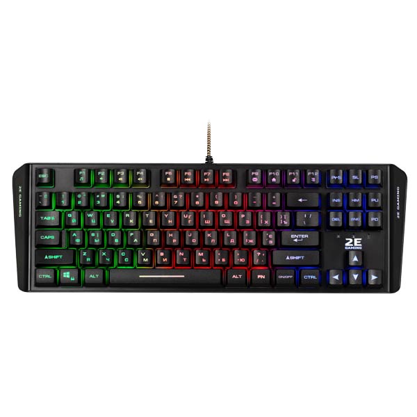 2JcsU_.jpg 2E GAMING Membrane keyboard KG355 EN/UA/RU black 2E-KG355UBK