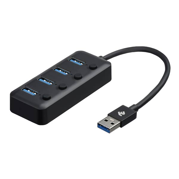 3Tnmf5.jpg 2Е Hub USB-A To 4xUSB-A Black