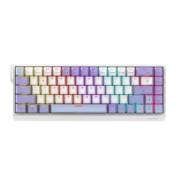 Ajazz NK68 V2 Purple White