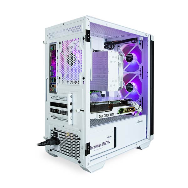 6QB7AE.jpg Zalman M4 White Mini-Tower Case