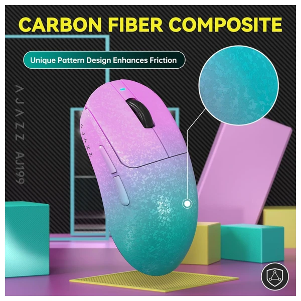 71zOGjf0YIL._AC_SL1500__20260529_225916_f717e5c7.webp Ajazz AJ199 Carbon Fiber Pink Blue Mouse