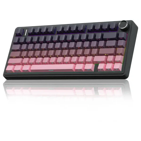 AULA F75 Gradient Pink Wireless Mechanical Keyboard
