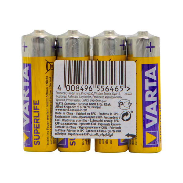 Batareyka Varta 2006 AA 4-lü Superlife shrinq