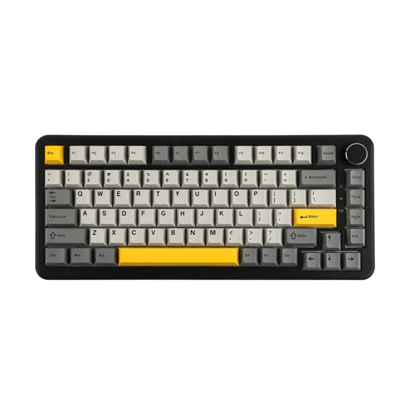 AJAZZ AK820 MAX HE Black-Gray-Yellow Mechanical Keyboard