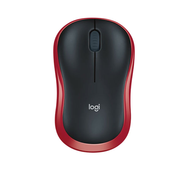 Logitech M185 Wireless Mouse Red 910-002240