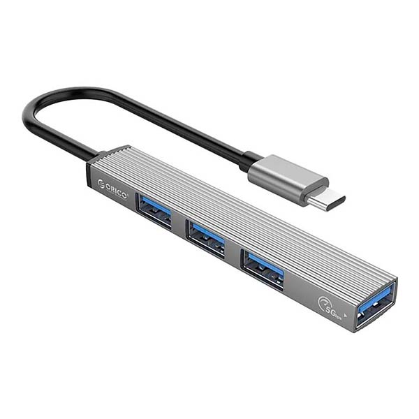 Orico USB Type-c to USB Hub 4 ports AH-13-GY
