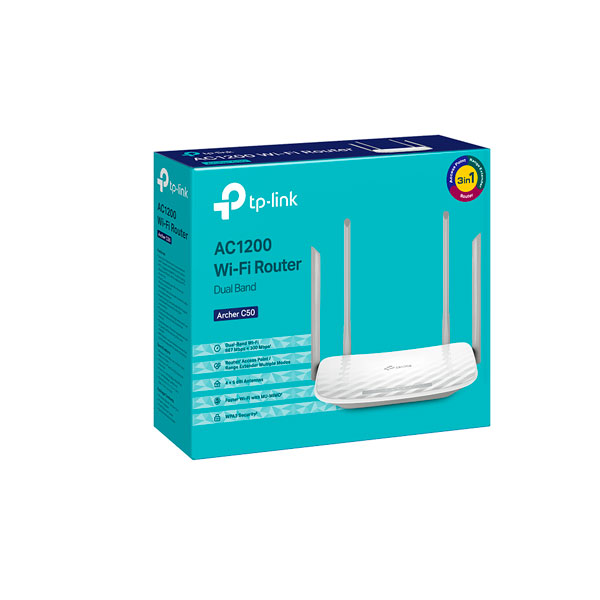 TP-Link Archer C50 AC1200 Dual Band Wi-Fi Router