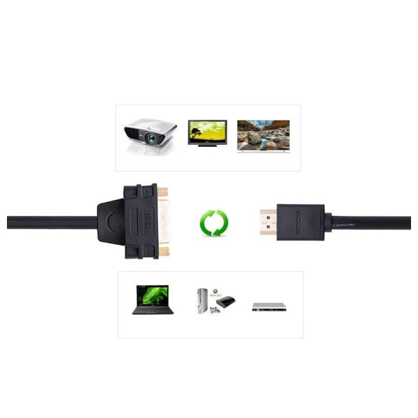 Ugreen202013620HDMI20to20DVI20Adapter20Cable2022sm20Black-6_20250830_233435_ed4b890f.webp Ugreen 20136 HDMI to DVI Adapter Cable 22sm Black