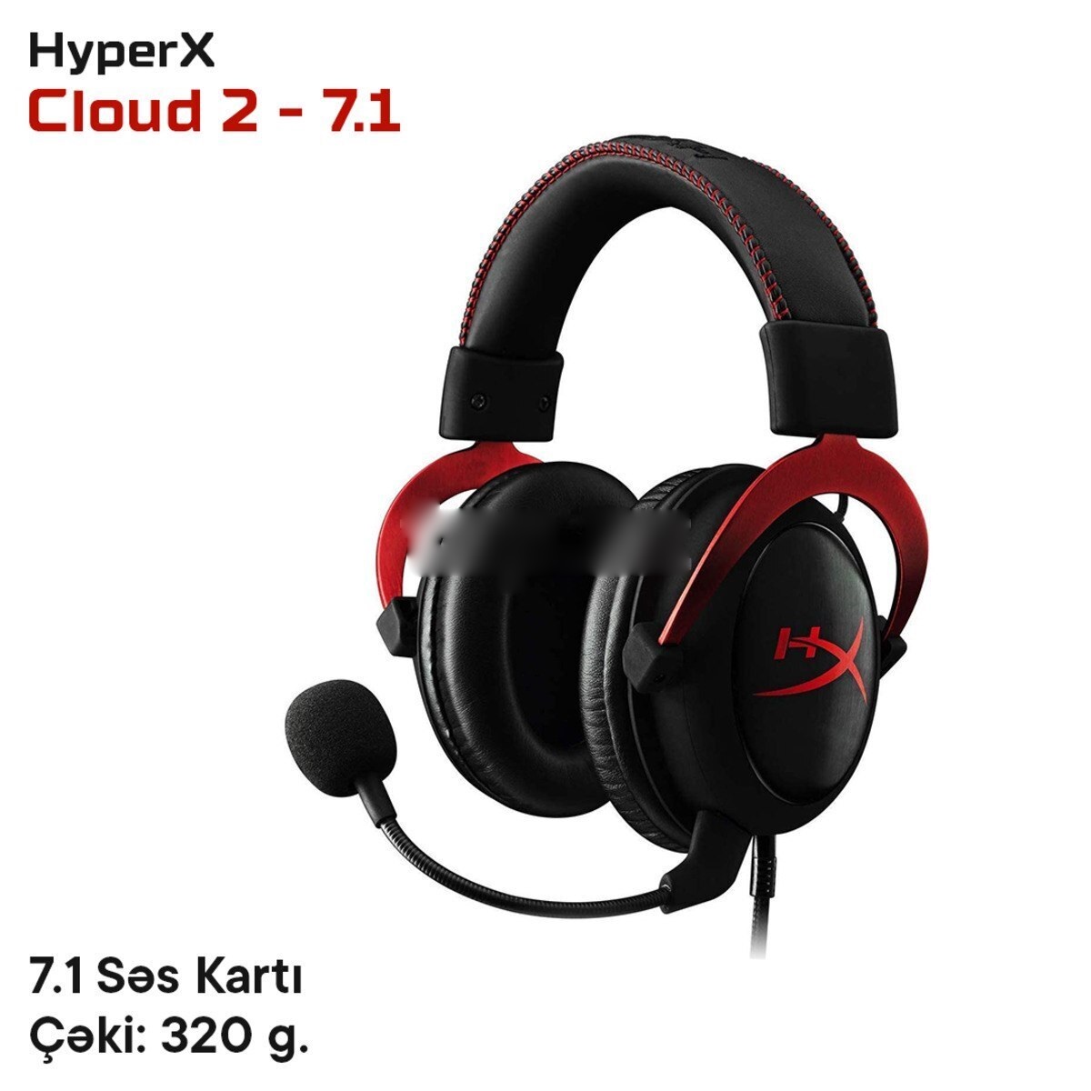 Qulaqlıq "HyperX Cloud II"