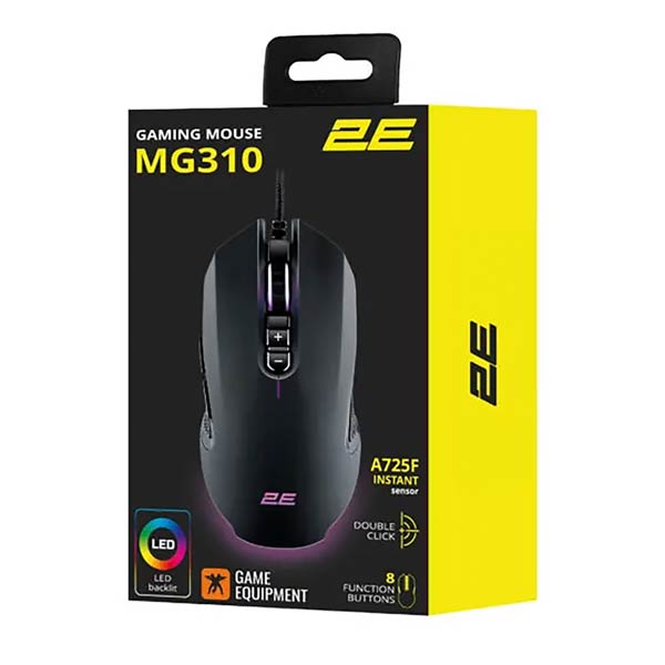 2E GAMING Mouse MG310 LED USB-A Black Mouse 2E-MG310UB