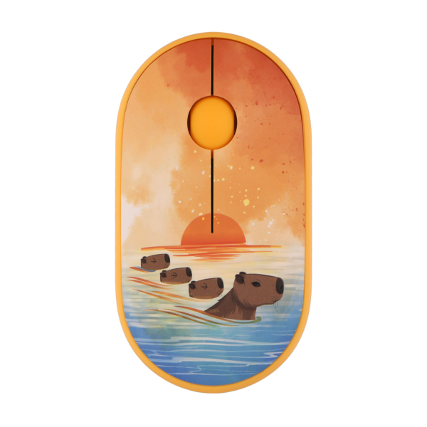 ss24jarVRap-BYvRod.jpg 2E MF300 Capybara: Sunset Silent WL BT Yellow Mouse 2E-MF300WCAPIBARAYW
